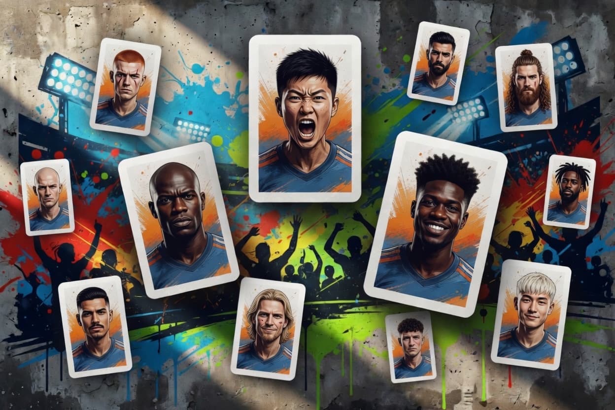 Sticker cards from the 2026 collection