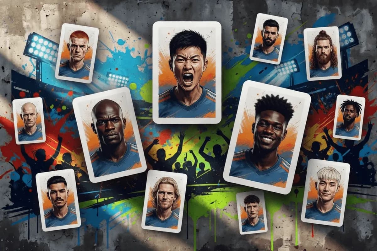 Sticker cards from the 2026 collection